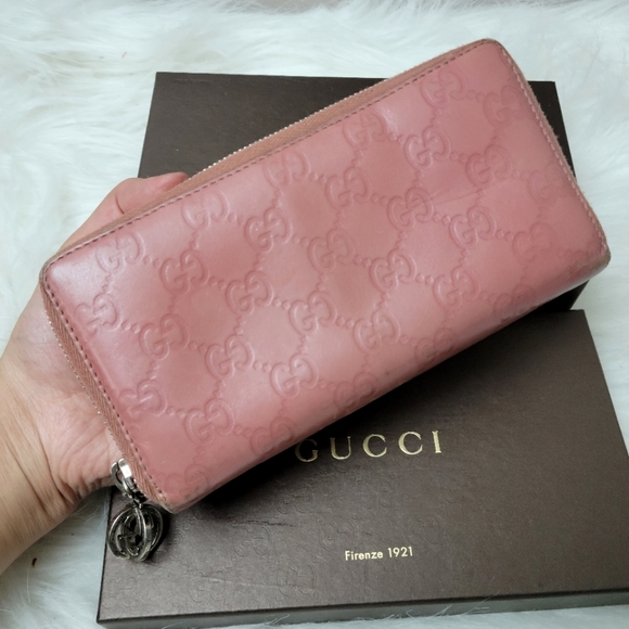 100% Authentic GUCCI GG zip all around wallet - Picture 1 of 11